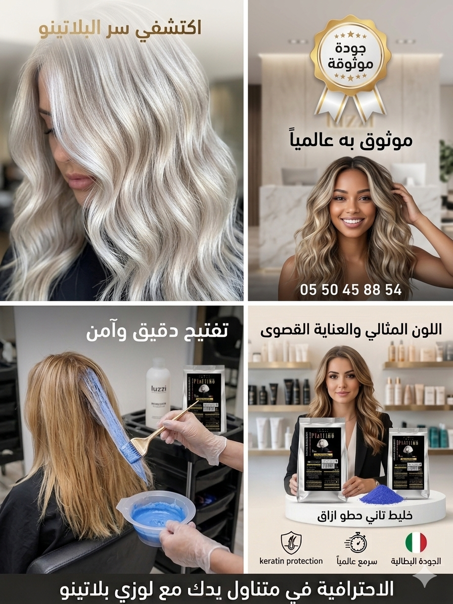 : بودرة التفتيح الاحترافية بلاتينو من لوزي بلس (1 كغ)